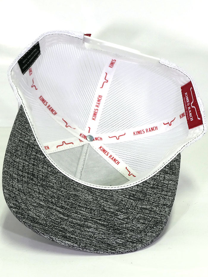 Kimes Ranch CODY Mesh Back Cap Grey Heather front and side view. If you need any assistance with this item or the purchase of this item please call us at five six one seven four eight eight eight zero one Monday through Saturday 10:00a.m EST to 8:00 p.m EST