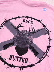 JC Western L9PC61LS-PNK Womens Buck Hunter Long Sleeve Tee Pink logo detail