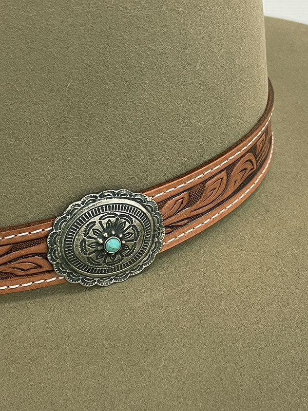 Charlie 1 Horse CFLORI-403662 Womens Lori 10X Felt Hat Fawn side view. If you need any assistance with this item or the purchase of this item please call us at five six one seven four eight eight eight zero one Monday through Saturday 10:00a.m EST to 8:00 p.m EST