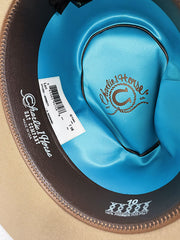 Charlie 1 Horse CFLORI-403662 Womens Lori 10X Felt Hat Fawn inside view. If you need any assistance with this item or the purchase of this item please call us at five six one seven four eight eight eight zero one Monday through Saturday 10:00a.m EST to 8:00 p.m EST