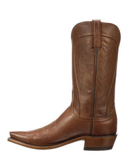 Lucchese N1596.54 Mens Classics Bart Ranch-Hand Leather Boots Burnished Tan side view. If you need any assistance with this item or the purchase of this item please call us at five six one seven four eight eight eight zero one Monday through Saturday 10:00a.m EST to 8:00 p.m EST