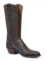 Lucchese N4766.R4 Womens Mad Dog Goat Leather Boots Peanut Brittle inner side / front view. 