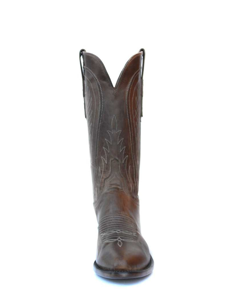 Lucchese N4770.R4 Womens Mad Dog Goat Leather Boots Pearl Bone outter side / front view. If you need any assistance with this item or the purchase of this item please call us at five six one seven four eight eight eight zero one Monday through Saturday 10:00a.m EST to 8:00 p.m EST