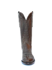 Lucchese N4770.R4 Womens Mad Dog Goat Leather Boots Pearl Bone front view. If you need any assistance with this item or the purchase of this item please call us at five six one seven four eight eight eight zero one Monday through Saturday 10:00a.m EST to 8:00 p.m EST