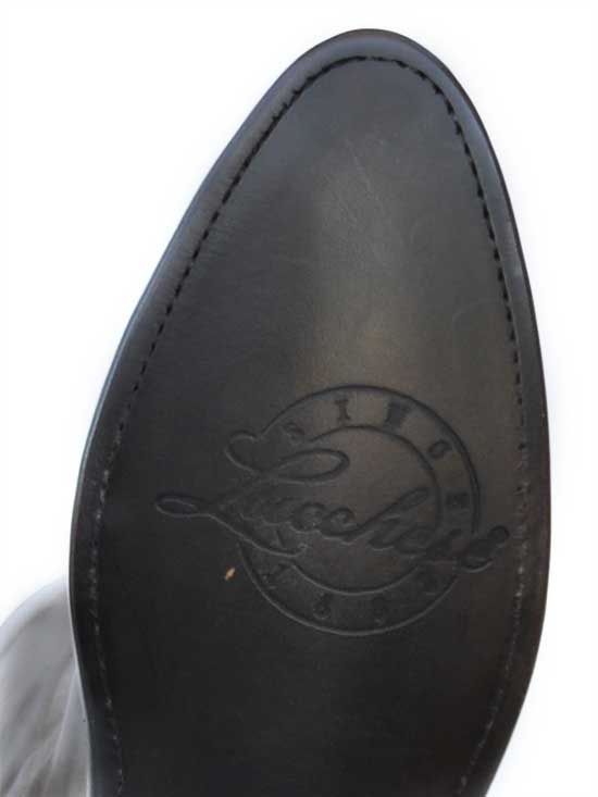 Lucchese N4770.R4 Womens Mad Dog Goat Leather Boots Pearl Bone outter side / front view. If you need any assistance with this item or the purchase of this item please call us at five six one seven four eight eight eight zero one Monday through Saturday 10:00a.m EST to 8:00 p.m EST