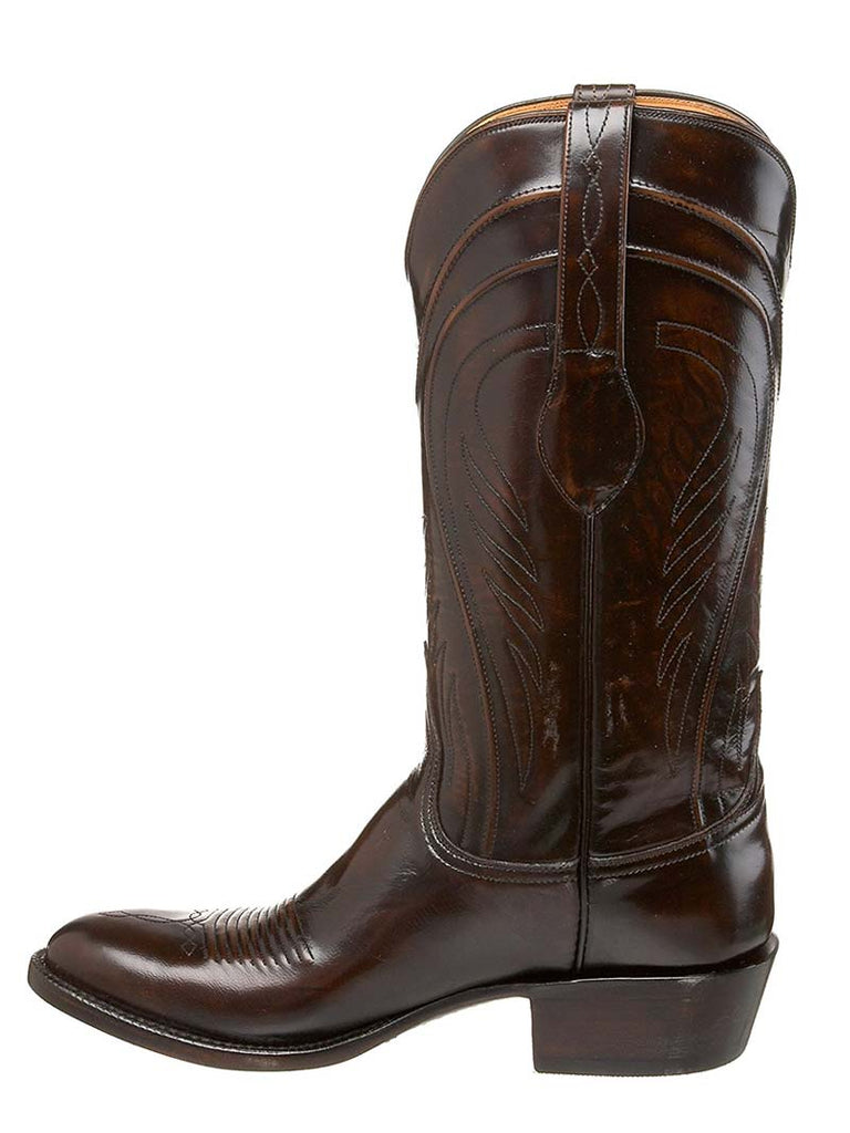 Lucchese L1507.63 Mens Classics Goat Western Boots Brown Brush Off side / front view. If you need any assistance with this item or the purchase of this item please call us at five six one seven four eight eight eight zero one Monday through Saturday 10:00a.m EST to 8:00 p.m EST