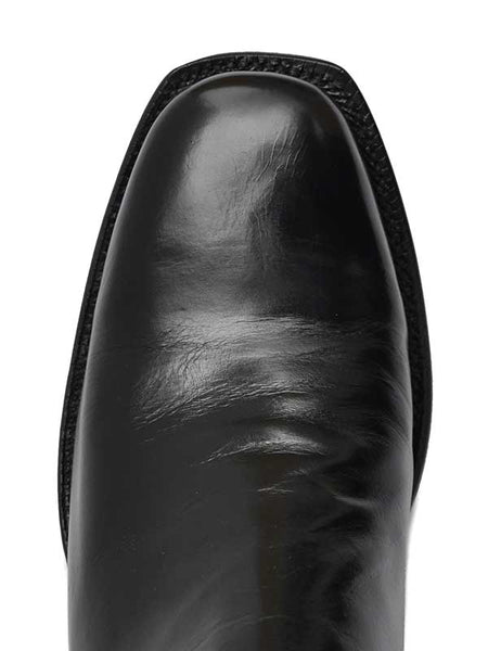 Lucchese F5054.K8 Mens Classic Calfskin Pony Matador Cowboy Boots Black toe view. If you need any assistance with this item or the purchase of this item please call us at five six one seven four eight eight eight zero one Monday through Saturday 10:00a.m EST to 8:00 p.m EST