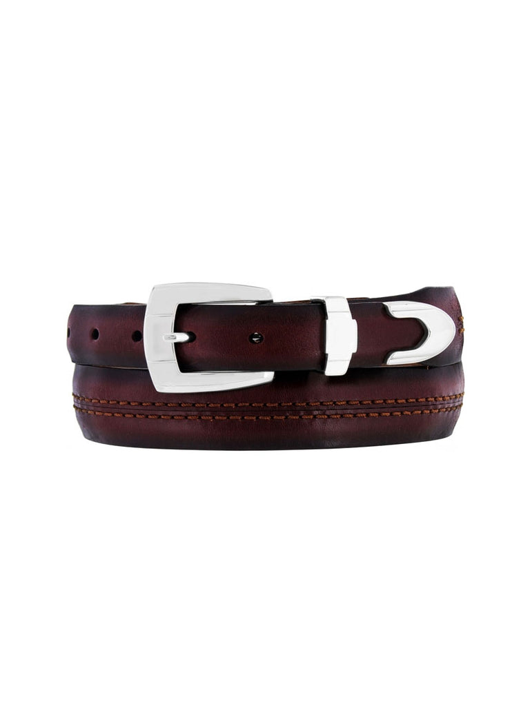 Brighton M40465 Zambia Bead & Coin Belt Brown front view. If you need any assistance with this item or the purchase of this item please call us at five six one seven four eight eight eight zero one Monday through Saturday 10:00a.m EST to 8:00 p.m EST