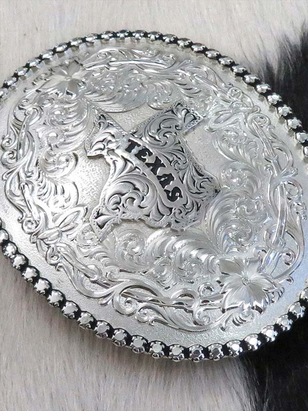 Montana Silversmiths Engraved Western Belt Buckle