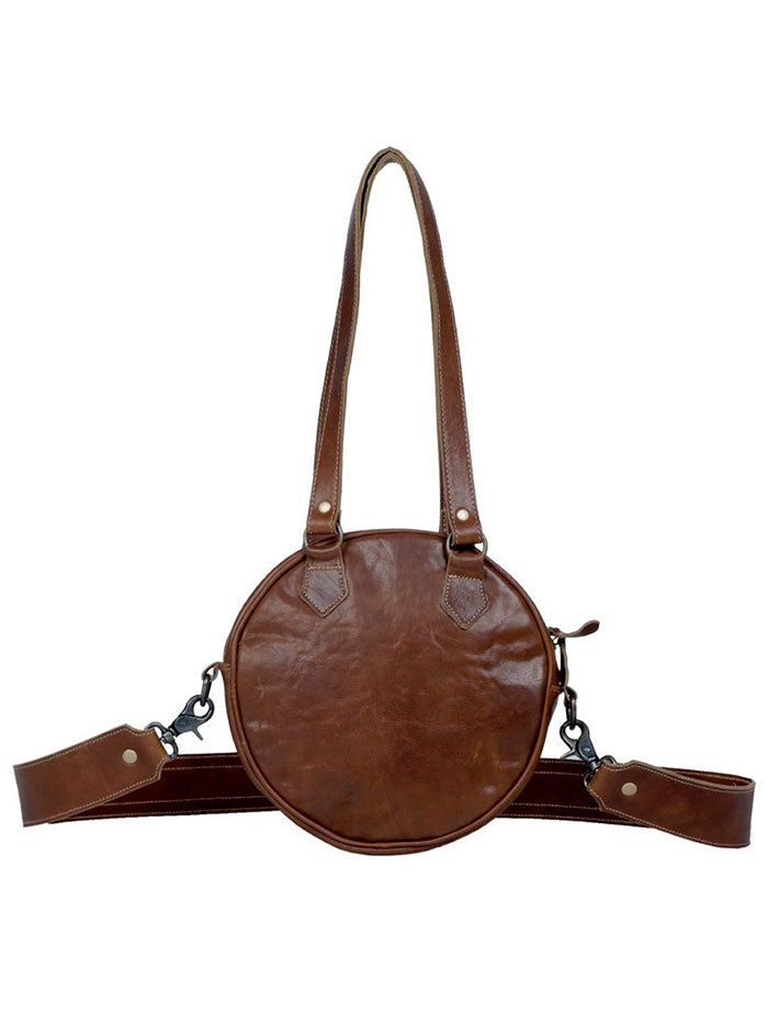 Myra Bag S-3394 Womens Concept Leather & Hair On Bag front view. If you need any assistance with this item or the purchase of this item please call us at five six one seven four eight eight eight zero one Monday through Saturday 10:00a.m EST to 8:00 p.m EST