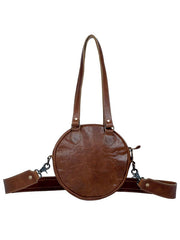 Myra Bag S-3394 Womens Concept Leather & Hair On Bag back view. If you need any assistance with this item or the purchase of this item please call us at five six one seven four eight eight eight zero one Monday through Saturday 10:00a.m EST to 8:00 p.m EST