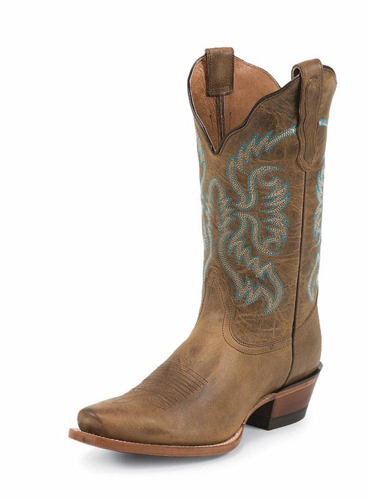 Nocona NL5009 Womens Bluebonnet Fashion Boot Tan front and side view. If you need any assistance with this item or the purchase of this item please call us at five six one seven four eight eight eight zero one Monday through Saturday 10:00a.m EST to 8:00 p.m EST