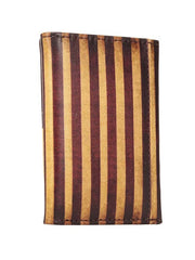 Nocona N5416597 Mens Vintage USA Flag Trifold Wallet back view folded. If you need any assistance with this item or the purchase of this item please call us at five six one seven four eight eight eight zero one Monday through Saturday 10:00a.m EST to 8:00 p.m EST