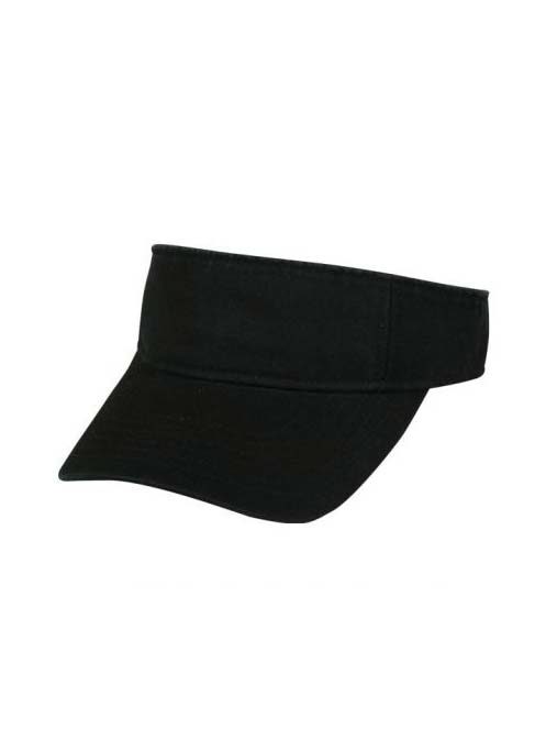 Outdoor Cap Mens Garment Washed Cotton Twill Visor GWTV100