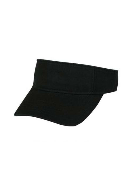 Outdoor Cap Mens Garment Washed Cotton Twill Visor GWTV100 front view. If you need any assistance with this item or the purchase of this item please call us at five six one seven four eight eight eight zero one Monday through Saturday 10:00a.m EST to 8:00 p.m EST