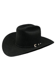 Stetson SFEPTN-774007 El Patron 30X Premier Felt Hat Black front and side view. If you need any assistance with this item or the purchase of this item please call us at five six one seven four eight eight eight zero one Monday through Saturday 10:00a.m EST to 8:00 p.m EST