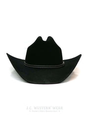 Resistol RFHELR-5240 Heeler 6X Felt Cowboy Hat Black George Strait Collection Cattleman Crown