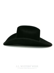 Resistol RFHELR-5240 Heeler 6X Felt Cowboy Hat Black George Strait Collection Western Hat