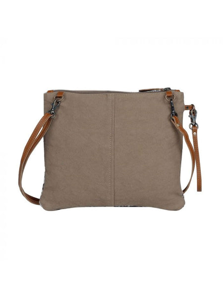 Myra Bag S-3306 Womens Iconic Statement Small & Crossbody Bag back view. If you need any assistance with this item or the purchase of this item please call us at five six one seven four eight eight eight zero one Monday through Saturday 10:00a.m EST to 8:00 p.m EST