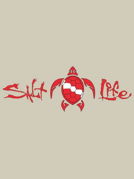 Salt Life SA864 Signature Turtle Decal Sticker Dive Flag Red. If you need any assistance with this item or the purchase of this item please call us at five six one seven four eight eight eight zero one Monday through Saturday 10:00a.m EST to 8:00 p.m EST