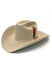 Stetson SFSPAR-484061 Spartan 6x Felt Western Hat Silver Belly front and side view. If you need any assistance with this item or the purchase of this item please call us at five six one seven four eight eight eight zero one Monday through Saturday 10:00a.m EST to 8:00 p.m EST