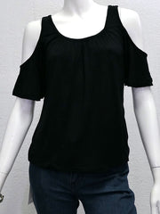 Santiki 4466-1035 Womens Delta Top Black Front view. If you need any assistance with this item or the purchase of this item please call us at five six one seven four eight eight eight zero one Monday through Saturday 10:00a.m EST to 8:00 p.m EST