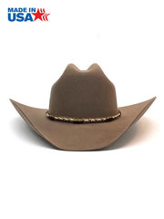 Serratelli BANDERA-NUT 10X Beaver Bandera Felt Cowboy Hat Nutmeg front view. If you need any assistance with this item or the purchase of this item please call us at five six one seven four eight eight eight zero one Monday through Saturday 10:00a.m EST to 8:00 p.m EST