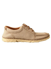 Twisted X WZX0003 Womens Casual Bamboo Lace Up Mesh Lining Shoes Khaki side view. If you need any assistance with this item or the purchase of this item please call us at five six one seven four eight eight eight zero one Monday through Saturday 10:00a.m EST to 8:00 p.m EST