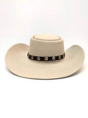 Resistol RFBFRV-4640 Mens Buffalo River 6x Felt Cowboy Hat Silverbelly back view. If you need any assistance with this item or the purchase of this item please call us at five six one seven four eight eight eight zero one Monday through Saturday 10:00a.m EST to 8:00 p.m EST