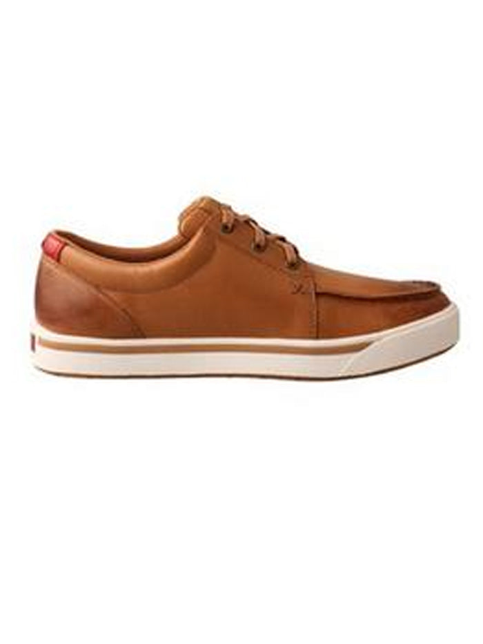 Twisted X MCA0047 Mens Rice Husk Outsole Casual Shoes Tan front and side view. If you need any assistance with this item or the purchase of this item please call us at five six one seven four eight eight eight zero one Monday through Saturday 10:00a.m EST to 8:00 p.m EST
