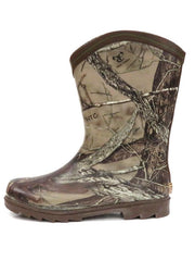 Smoky Mountain Kids Muddy River Waterproof Boots 2723Y 2723C Camo , Side View  If you need any assistance with this item or the purchase of this item please call us at five six one seven four eight eight eight zero one Monday through Satuday 10:00 a.m. EST to 8:00 p.m. EST