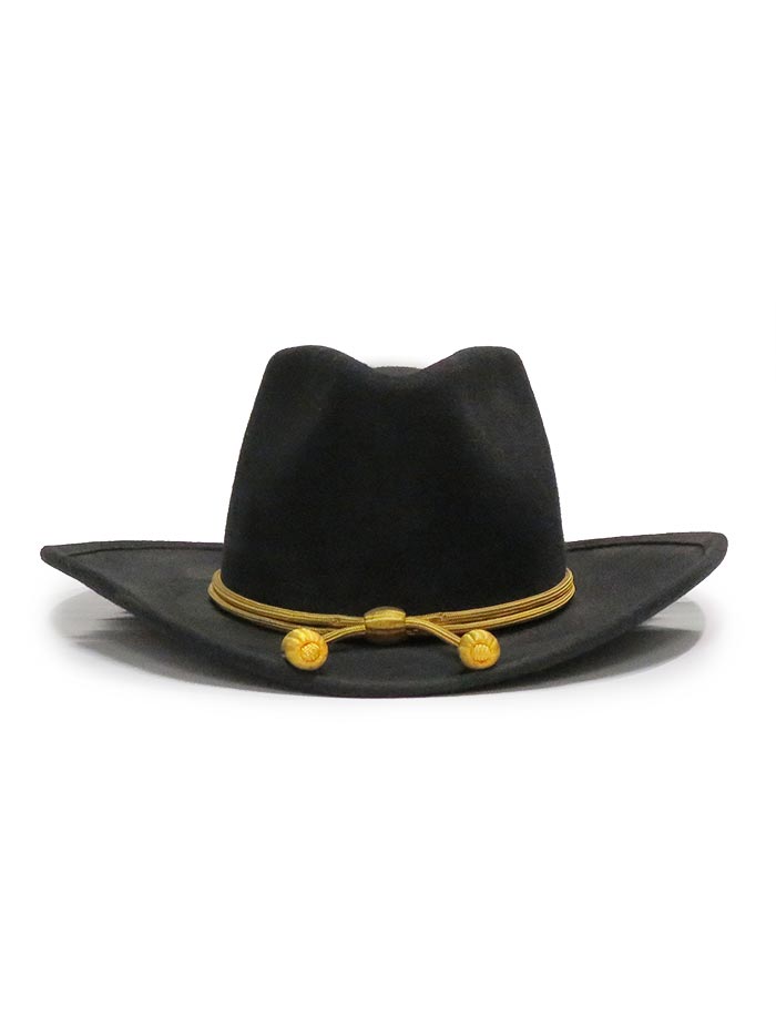 Stetson SWFRTC-823407 FORT CRUSHABLE John Wayne Crushable Felt Hat Black side / front view. If you need any assistance with this item or the purchase of this item please call us at five six one seven four eight eight eight zero one Monday through Saturday 10:00a.m EST to 8:00 p.m EST