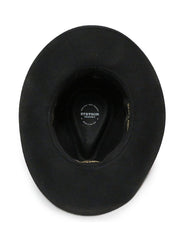 Stetson SWFRTC-823407 FORT CRUSHABLE John Wayne Crushable Felt Hat Black inside view