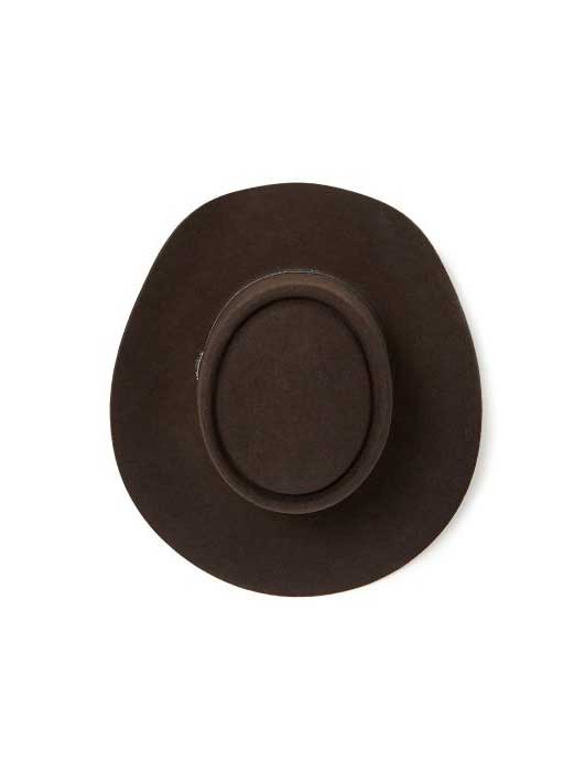 Stetson SBRVGR-463422 Revenger 4X Cowboy Hat Chocolate front and side view. If you need any assistance with this item or the purchase of this item please call us at five six one seven four eight eight eight zero one Monday through Saturday 10:00a.m EST to 8:00 p.m EST