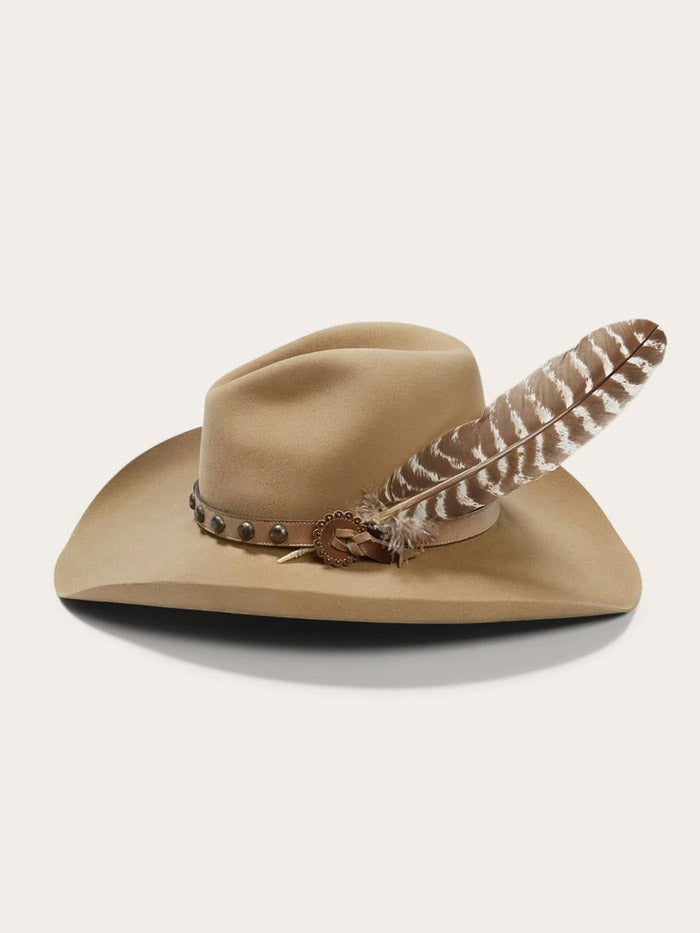 Stetson SBBBOW-6943 Mens Broken Bow 4X Cowboy Hat Buck Side Front.If you need any assistance with this item or the purchase of this item please call us at five six one seven four eight eight eight zero one Monday through Saturday 10:00a.m EST to 8:00 p.m EST