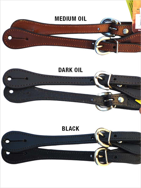 Tough 1 78-3643L Ladies Leather Show Western Spur Straps  3 colors medium oli, dark oil and black. If you need any assistance with this item or the purchase of this item please call us at five six one seven four eight eight eight zero one Monday through Saturday 10:00a.m EST to 8:00 p.m EST
