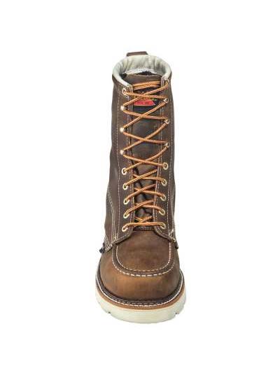 Thorogood 804-4378 Mens MAXWear90 Safety Toe Boot Trail Crazyhorse front and side view. If you need any assistance with this item or the purchase of this item please call us at five six one seven four eight eight eight zero one Monday through Saturday 10:00a.m EST to 8:00 p.m EST