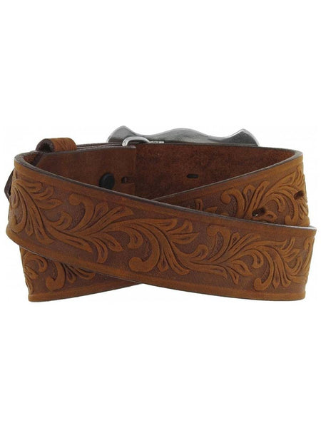 Tony Lama C60119 Kids Little Texas Belt Aged Bark back view. If you need any assistance with this item or the purchase of this item please call us at five six one seven four eight eight eight zero one Monday through Saturday 10:00a.m EST to 8:00 p.m EST