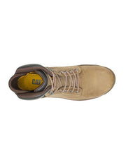 Caterpillar P91268 Mens Mobilize Alloy Toe Work Boot Fossil view from above. If you need any assistance with this item or the purchase of this item please call us at five six one seven four eight eight eight zero one Monday through Saturday 10:00a.m EST to 8:00 p.m EST