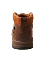 Twisted X MHKW002 Mens Waterproof Hiker Shoe Brown back view. If you need any assistance with this item or the purchase of this item please call us at five six one seven four eight eight eight zero one Monday through Saturday 10:00a.m EST to 8:00 p.m EST