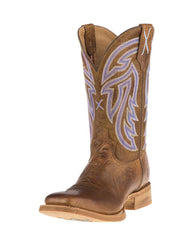 Twisted X MRA0001 Mens Rancher Square Toe Cowboy Boot Peanut front and side view. If you need any assistance with this item or the purchase of this item please call us at five six one seven four eight eight eight zero one Monday through Saturday 10:00a.m EST to 8:00 p.m EST