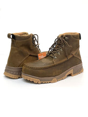 Twisted X MXCC001 Mens  Work 6″ Comp Toe Boot with CellStretch Brown front, side and back view. If you need any assistance with this item or the purchase of this item please call us at five six one seven four eight eight eight zero one Monday through Saturday 10:00a.m EST to 8:00 p.m EST