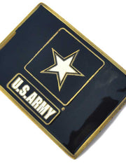 Eagle Emblems B0102 United States Army Star Authentic Belt Buckle front close up view. If you need any assistance with this item or the purchase of this item please call us at five six one seven four eight eight eight zero one Monday through Saturday 10:00a.m EST to 8:00 p.m EST