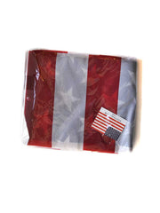 Eagle Emblems F1115 United States Flag 3ft x 5ft Durable Nylon folded view. If you need any assistance with this item or the purchase of this item please call us at five six one seven four eight eight eight zero one Monday through Saturday 10:00a.m EST to 8:00 p.m EST