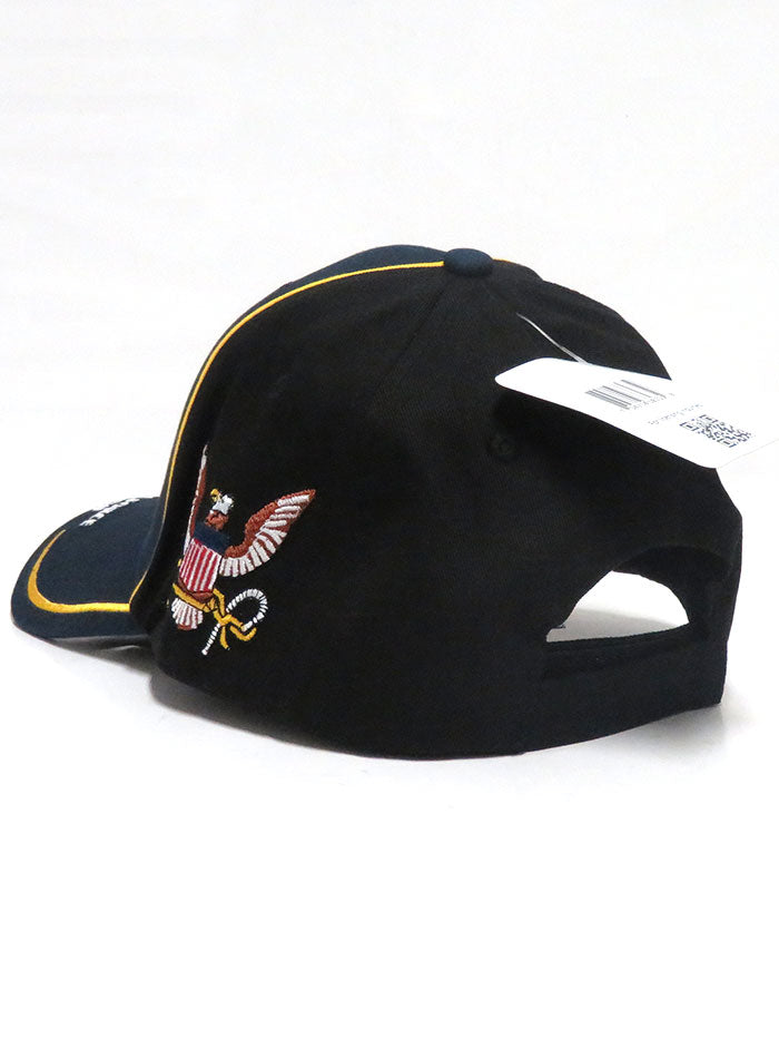 Dakota Dan MS-USNAVY Military Services Slogan Embroidered Cap front and side view. If you need any assistance with this item or the purchase of this item please call us at five six one seven four eight eight eight zero one Monday through Saturday 10:00a.m EST to 8:00 p.m EST
