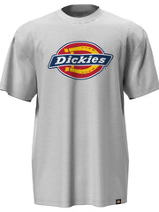Dickies WS45RAG Mens Logo Graphic T-Shirt Ash Gray front view. If you need any assistance with this item or the purchase of this item please call us at five six one seven four eight eight eight zero one Monday through Saturday 10:00a.m EST to 8:00 p.m EST