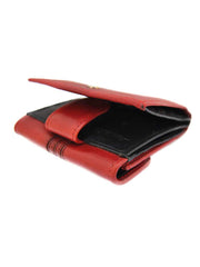 Brighton T10037 Highland Petite Leather Wallet Red outside view. If you need any assistance with this item or the purchase of this item please call us at five six one seven four eight eight eight zero one Monday through Saturday 10:00a.m EST to 8:00 p.m EST