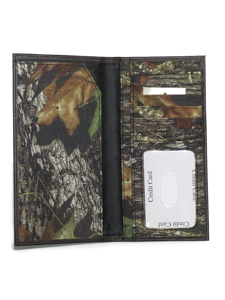 Weber's Mossy Oak Break-Up Nylon Pocket Secretary Wallet 200731