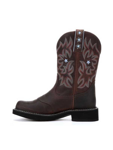 Ariat 10001132 Womens Probaby Western Boot Driftwood Brown side view  If you need any assistance with this item or the purchase of this item please call us at five six one seven four eight eight eight zero one Monday through Satuday 10:00 a.m. EST to 8:00 p.m. EST