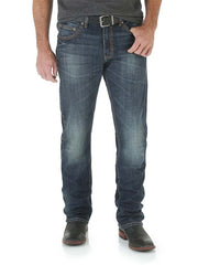 Wrangler WLT88BZ Mens Retro Slim Fit Straight Leg Jean Bozeman front view. If you need any assistance with this item or the purchase of this item please call us at five six one seven four eight eight eight zero one Monday through Saturday 10:00a.m EST to 8:00 p.m EST